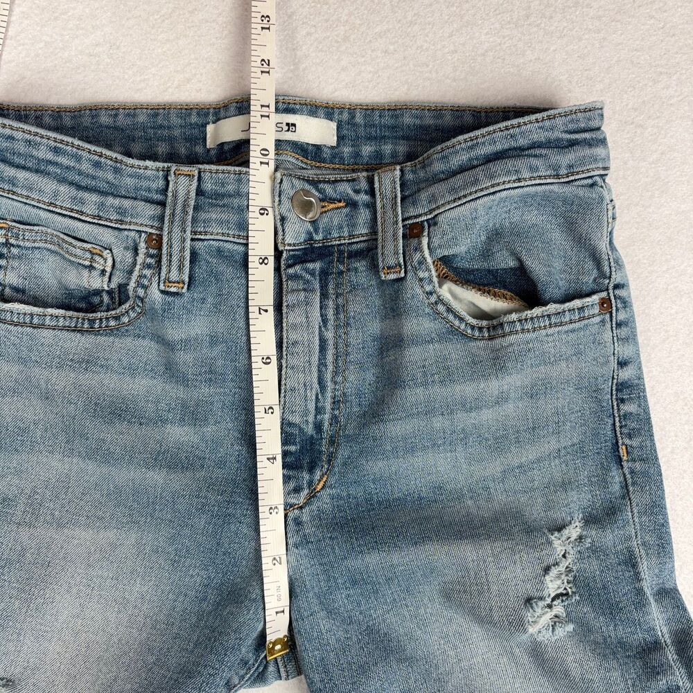 Joe's Jeans High Rise Skinny Ankle Distressed Jeans Women's 27 Light Wash - Picture 3 of 9